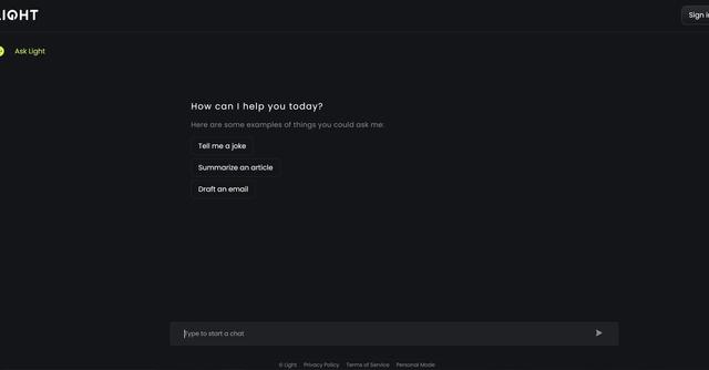 Light - Light is an AI assistant designed to streamline computer tasks and enhance productivity
