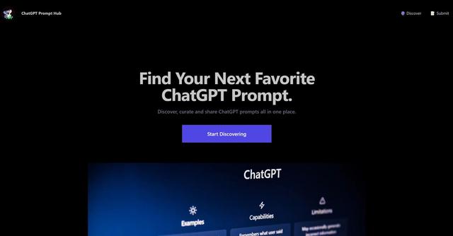 Chat GPT Prompt Hub - Discover, curate and share ChatGPT prompts all in one place