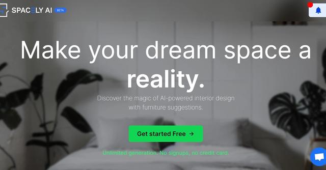 Spacely AI - Make your dream space a reality.