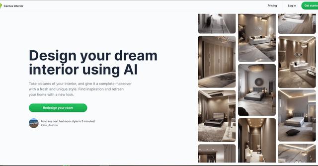 Cactus AI - Design your dream interior using AI