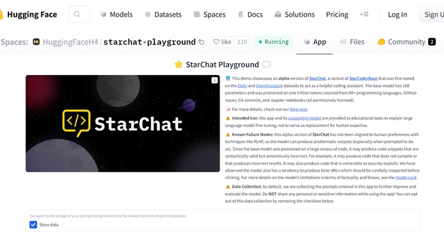 StarChat - Discover and explore various machine learning applications with ease through StarChat Playground.