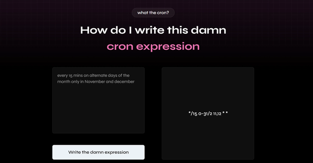 Text to Cron - Generate cron jobs through text descriptions