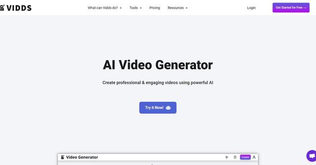 AI Video Generator - Quick video creation for different purposes.