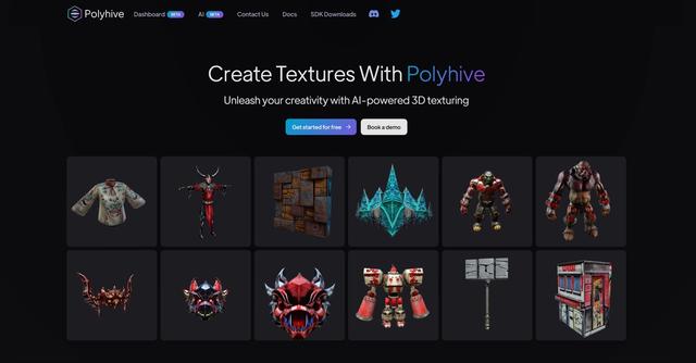 Polyhive - Mesh aware texture generation for 3D assets.