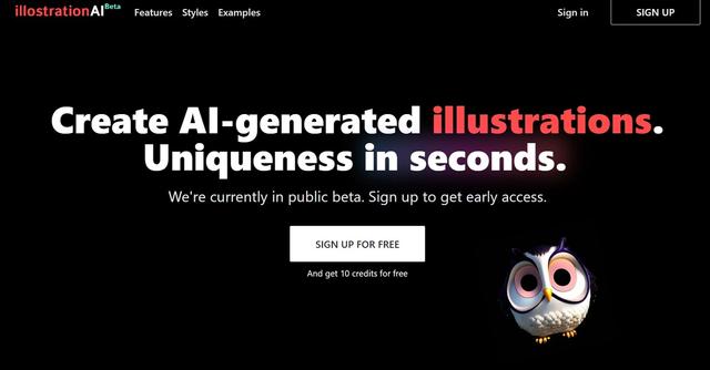 IllostrationAI - Create unique AI-generated illustrations. Get early access in public beta.
