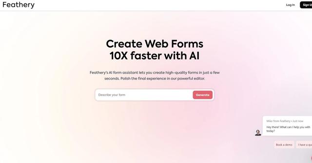 Feathery AI - The first generative form builder for seamless form creation