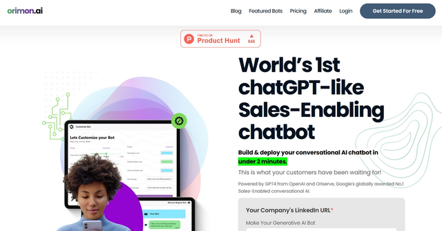 Orimon.ai - Your Best AI Salesperson