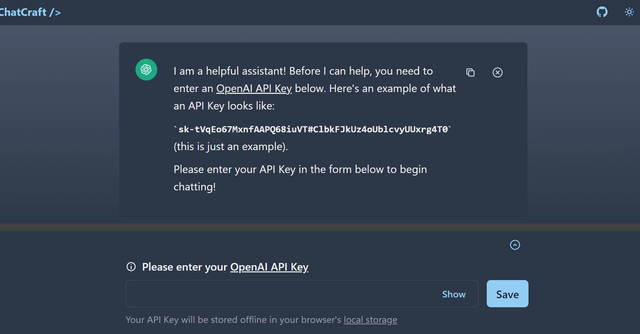Chatcraft - ChatCraft is a web-based AI assistant specifically designed to help software developers with their tasks