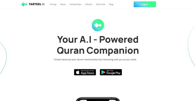 Tarteel - Tarteel is an AI-powered Quran companion that helps users improve their recitation and memorization skills by providing real-time feedback, highlighting words, offering translations, and customizable challenges.