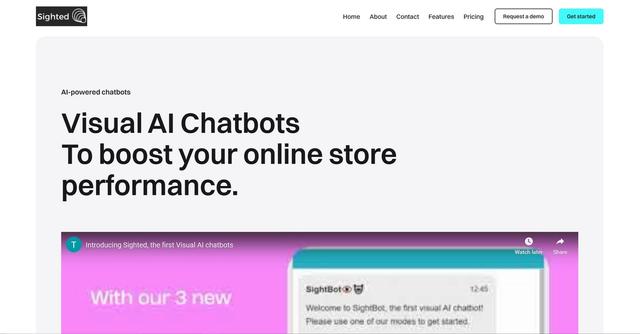 Sighted - Visual AI Chatbots for your store