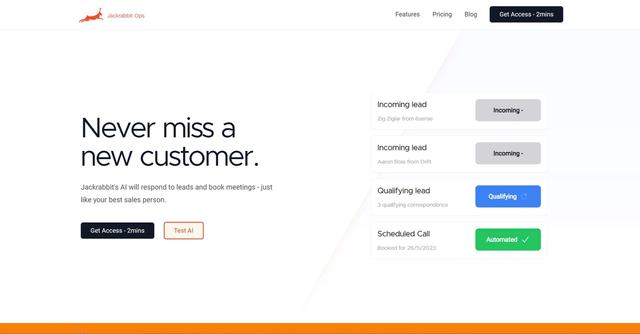 JackRabbit Ops - JackRabbit Ops is an AI Documentation Software that enables businesses to efficiently create and manage process documentation using Artificial Intelligence.