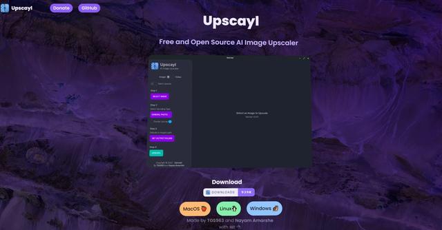 Upscayl - Upscale images with a free, open-source AI tool for enhanced clarity and detail.
