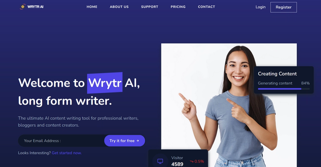 Wrytr AI - AI content writing tool for professional writers