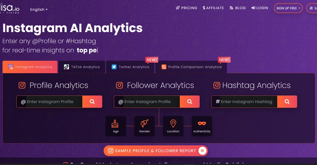 Analisa.io - Instagram AI Analytics