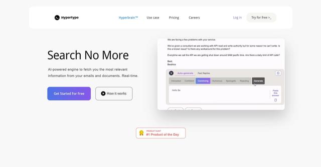 Hypertype - Efficient email writing with personalized content.