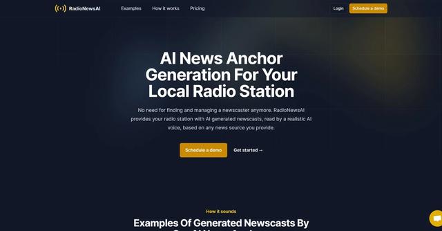 RadioNewsAI - AI News Anchor Generation For Your Local Radio Station