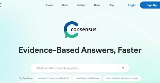 Consensus - Search engine that extracts, aggregates, and distills scientific research.