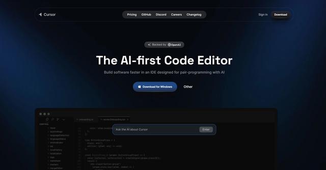 Cursor - Cursor is an AI-powered tool that enhances developer productivity by providing real-time suggestions and feedback while editing and understanding code.