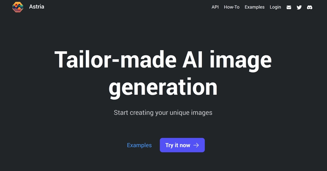 Astria - Create unique images with AI tailored to you.