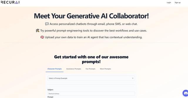 Recurai - Meet Your Generative AI Collaborator!