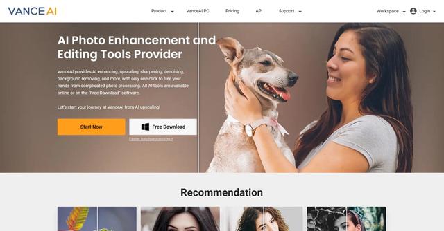 VanceAI - VanceAI provides AI-enhancing, upscaling, sharpening, denoising, background removal, and more tools to simplify and enhance photo processing.