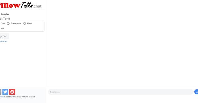 PillowTalks - Chatbot for a charming chat