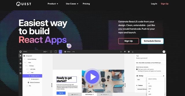 Quest - React App Builder for Clean, Extendable Applications