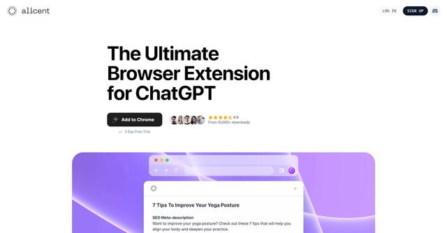 Alicent - The Ultimate Browser Extension for ChatGPT