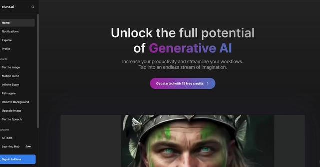 Eluna.ai - Improved photo editing platform.