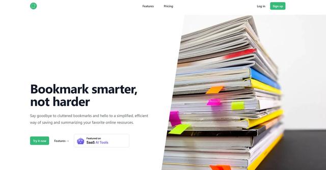 Bookmarked.pro - Say goodbye to cluttered bookmarks and hello to a simplified, efficient way of saving and summarizing your favorite online resources.