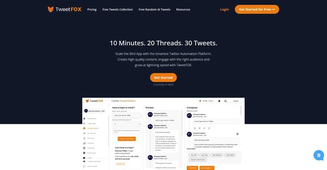 Tweetfox - TweetFox is a comprehensive Twitter automation and growth platform that enables users to create high-quality content, engage with the right audience, and accelerate their account growth.