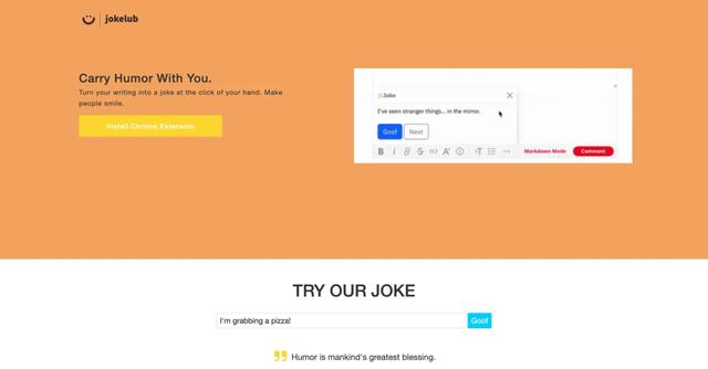 Jokelub - Generate jokes instantly