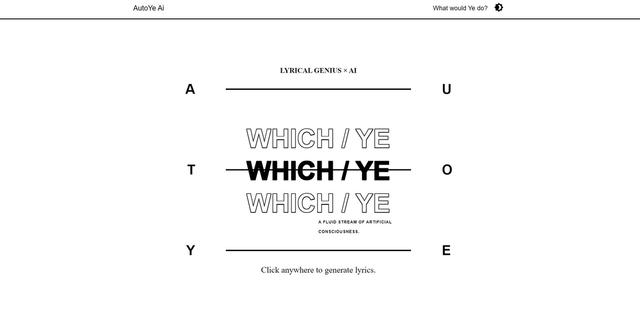 AI Kanye West - AI-powered lyric generator for creating lyrics inspired by Kanye West songs.