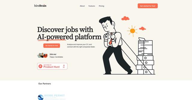 HireBrain - Tech job matching using skill-matching algorithms.