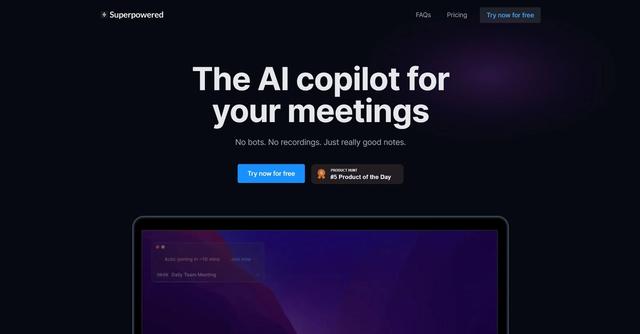 Superpowered - The AI copilot for your meetings