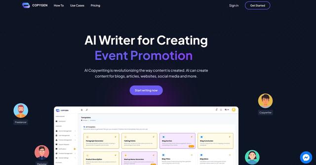 CopyGen - AI-powered content generator for web, social, and more
