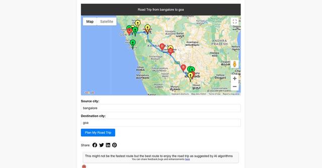Plan My Road Trips - Let's have a memorable road trip