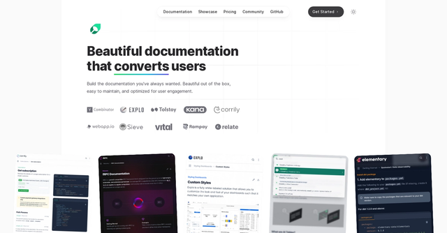 Mintlify - Build beautiful, easy-to-maintain docs optimized for user engagement.