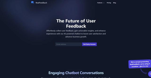 RealFeedback - Chatbot for website feedback.