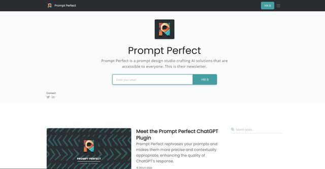Prompt Perfect - Embrace AI with ease and accessibility with Prompt Perfect, an AI prompt design studio that brings high-quality AI solutions to everyone.