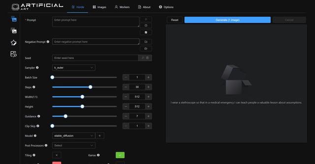 Artificial Art - Versatile image generation with user-defined styles.