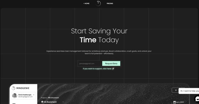 MindGenie - Start Saving Your Time Today