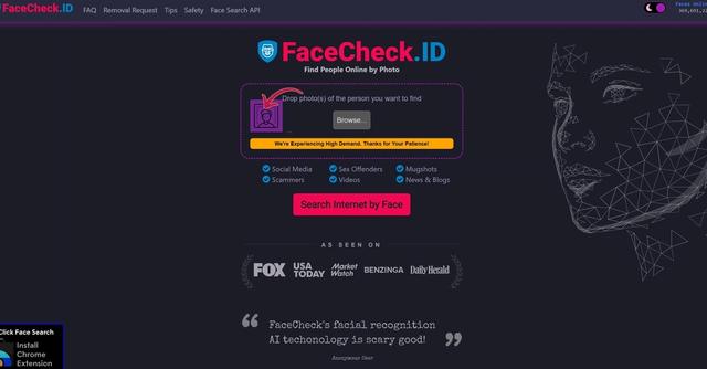 FaceCheck ID - Protect Yourself and Others with Our Robust Photo Checking System