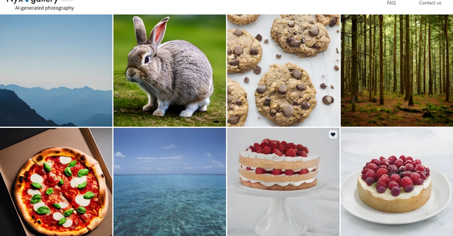Nyx - Collection of AI generated images of food, animals and landscapes