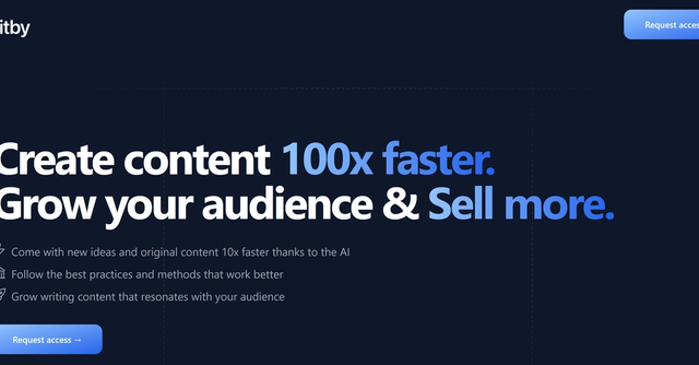 Editby - Use AI to write tweets like famous accounts