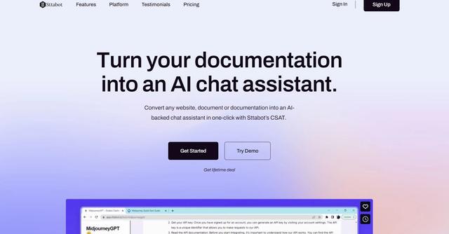 Sttabot CSAT - Real-time AI assistant for your documentation