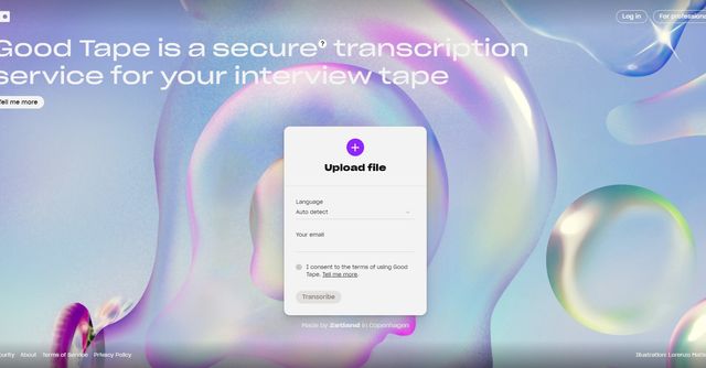 Good Tape - A free, easy, and secure automatic transcription service.