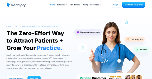 MeddiPop - MeddiPop AI routes qualified patient leads to your medical practice & provides you with an intuitive dashboard to keep track of it all.