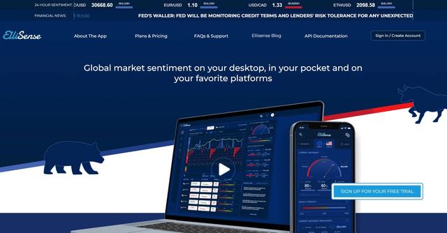 Ellisense - Maximise Your Trading Success with AI-Driven Global Market Analysis