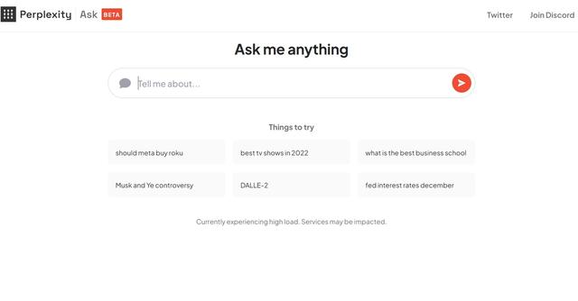 Perplexity AI - Perplexity AI is a demo AI search engine inspired by OpenAI WebGPT